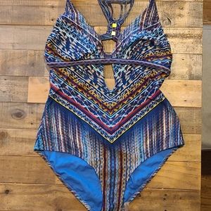 Jessica Simpson one piece bathing suit